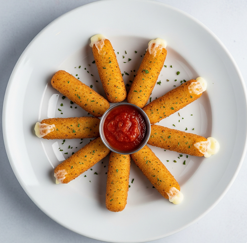 6 Pcs Mozzarella Sticks 