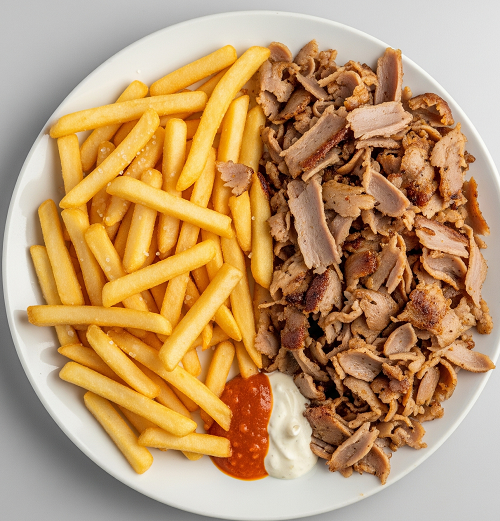 Chips & Doner Meat 