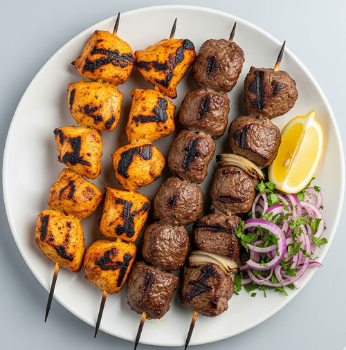 Chicken Shish & Lamb Shish Kebab 