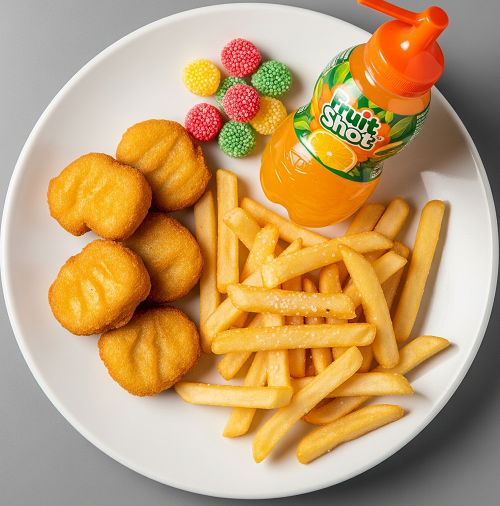 Kids 5 Pcs Chicken Nuggets & Chips 